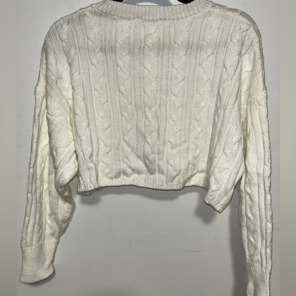 BB DAKOTA by STEVE MADDEN Size Small White KNIT SWEATER
